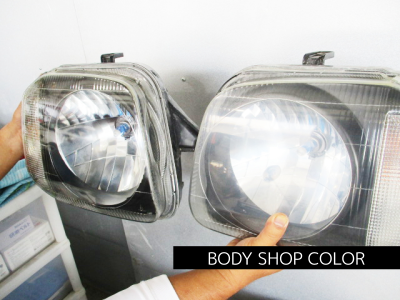 ヘッドライトコーティング